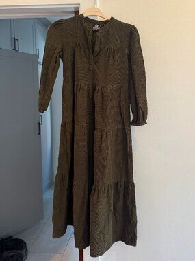 Madison Mathews Corduroy Folly Dress